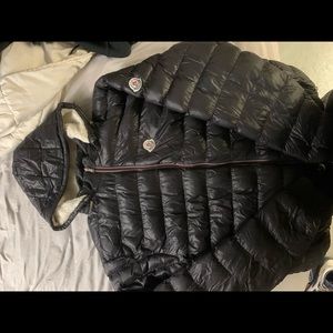 Black Moncler Jacket Size XL